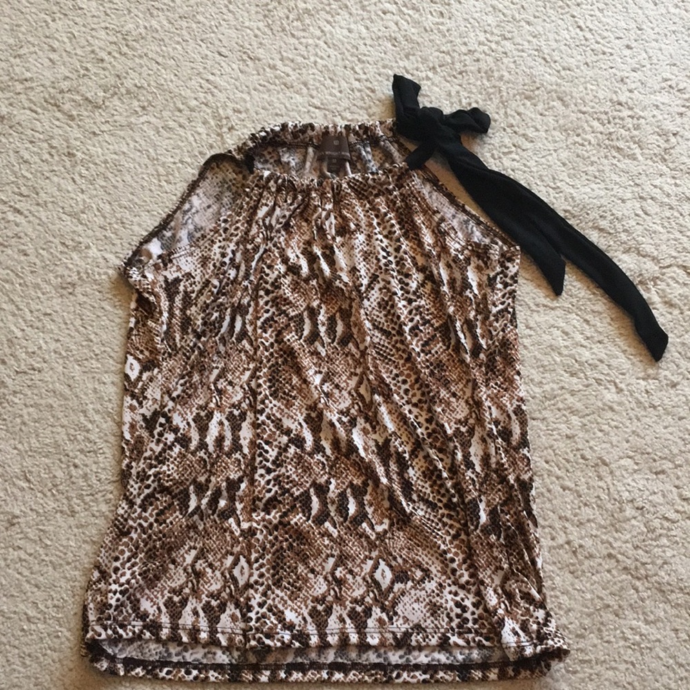 Animal print tank top